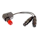Cigarette Lighter to XLR x2 Adapter for Sennheiser ANR Power Supply for airplane pilots | BAYO