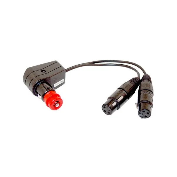 Adaptateur allume-cigare vers XLR x 2 pour alimentation Sennheiser ANR  - 1