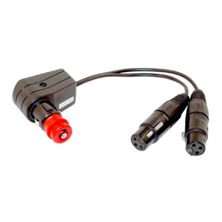 Adaptateur allume-cigare vers XLR x 2 pour alimentation Sennheiser ANR - 1