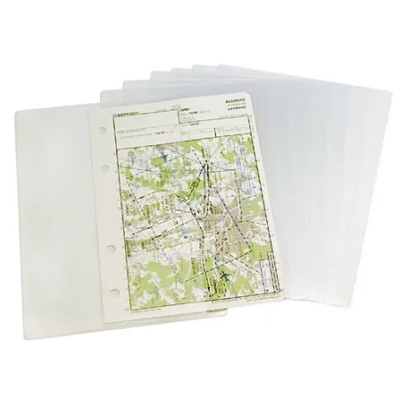 A5 VAC Chart Plastic Sleeves for Kneeboard (x10) for airplane pilots | BAYO