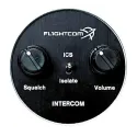 Flightcom Façade avant large ronde 57mm pour intercom 403
