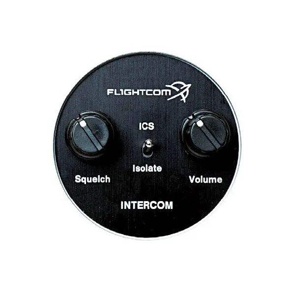 Flightcom Façade avant large ronde 57mm pour intercom 403