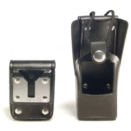 Leather Case with Swivel Metal Clip and Plastic Window for airplane pilots | BAYO