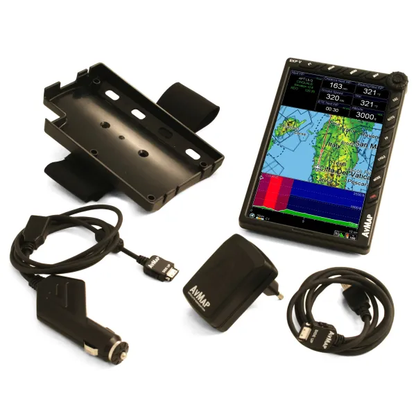 Avmap Kit: EKP V + Docking Station + Ultra EFIS for airplane pilots | BAYO