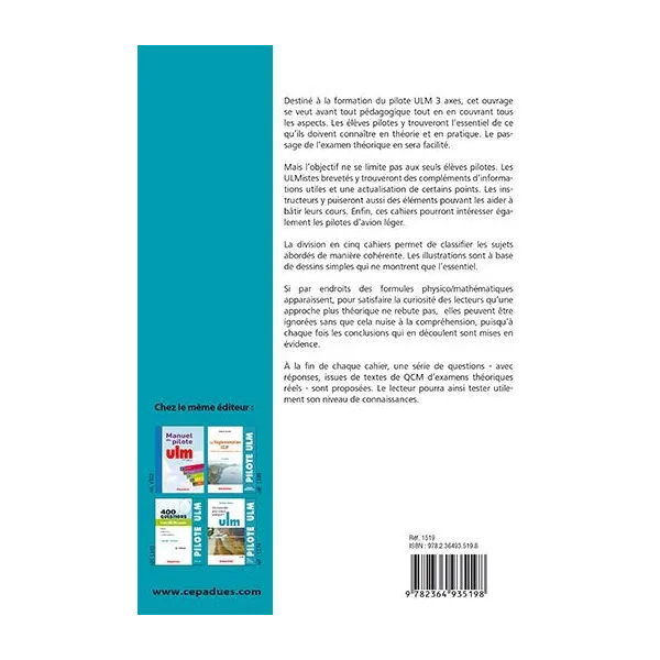 ULM 3-axis Pilot's Notebook 2nd edition for airplane pilots | BAYO