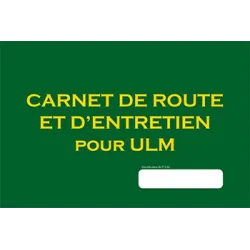 Carnet de route et entretien pour ULM