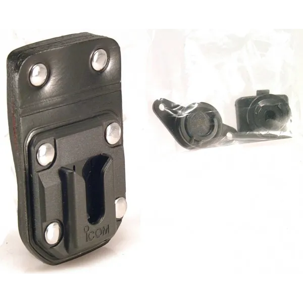 Leather belt clip with swivel for IC-A6FR and IC-A24FR for airplane pilots | BAYO