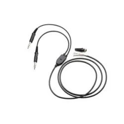 Câble de remplacement pour un casque mono double jack
