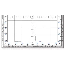 Standard square flight protractor for airplane pilots | BAYO