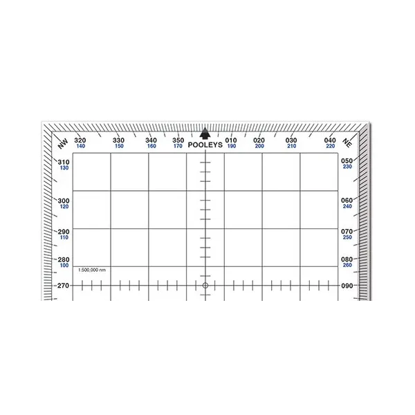 Standard square flight protractor for airplane pilots | BAYO