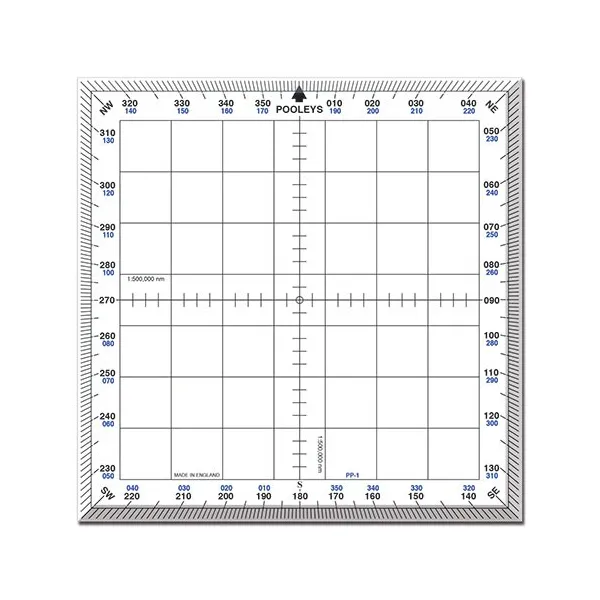 Standard square flight protractor for airplane pilots | BAYO