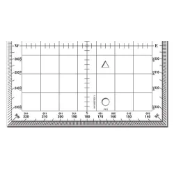 Square flight protractor commercial aviation for airplane pilots | BAYO