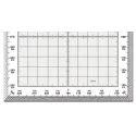 Standard square flight protractor with white borders for airplane pilots | BAYO