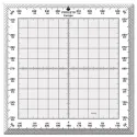 Standard square flight protractor with white borders for airplane pilots | BAYO