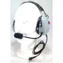 Noise-canceling headset with PTT for IC-A6FR/A24FR for airplane pilots | BAYO