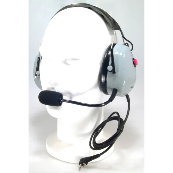 Casque anti-bruit avec PTT pour IC-A6FR/A24FR