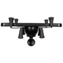 Universal TabletPC 7" adjustable cradle X-GripT ball B for airplane pilots | BAYO