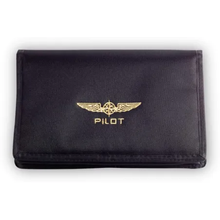 Small Document Holder Black or Blue for airplane pilots | BAYO