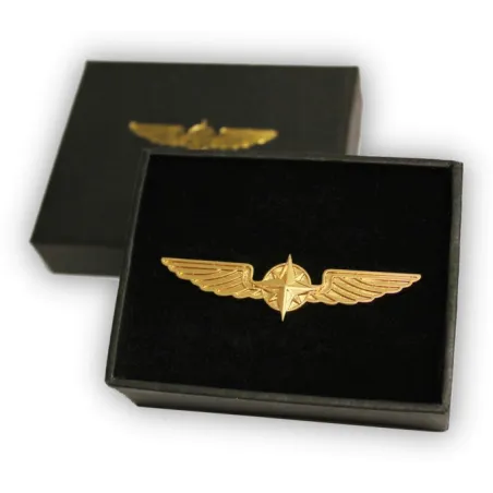 Design 4 Pilots badge - Gold or Silver for airplane pilots | BAYO
