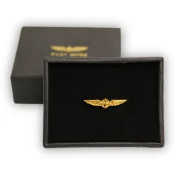 Small Design 4 Pilots badge - Gold for airplane pilots | BAYO