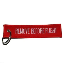 Remove Before Flight Keychain for airplane pilots | BAYO