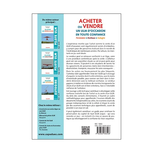 Acheter ou vendre un ULM d'occasion en toute confiance - Jean-Marc Lezcano