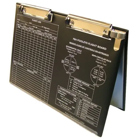 Planche de vol double avec clip crayon double Pooleys - 1