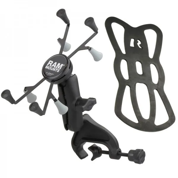 Support universel X-Grip® UN7 pour tablettes de 7/8" avec base étrier (yoke)
