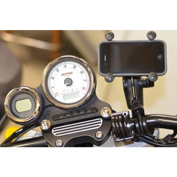 Handlebar mount X-Grip® UN7 for smartphones less than 5" for airplane pilots | BAYO