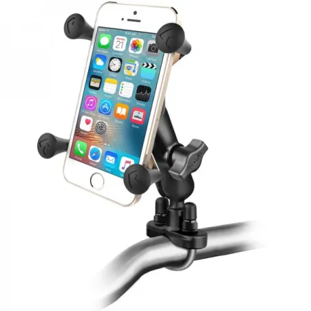 Handlebar mount X-Grip® UN7 for smartphones less than 5" for airplane pilots | BAYO