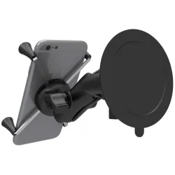 X-GRIP UN10 suction cup kit for smartphones less than 5" for airplane pilots | BAYO