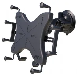 Suction mount for 12" tablet X-Grip® for airplane pilots | BAYO