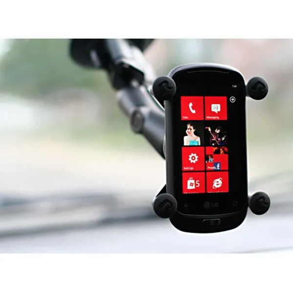 X-Grip® UN7 suction cup kit for smartphones less than 5" for airplane pilots | BAYO