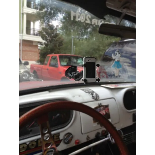 X-Grip® UN7 suction cup kit for smartphones less than 5" for airplane pilots | BAYO