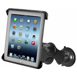 Universal Tab-Tite™ Twist-Lock™ double suction mount for Apple iPad 1,2,3,4 for airplane pilots | BAYO