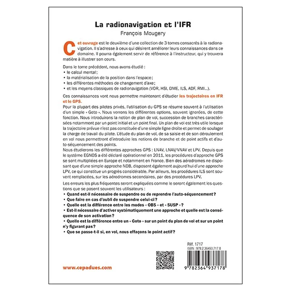 La Radionavigation et l'IFR. L'IFR, le GPS - Tome 2