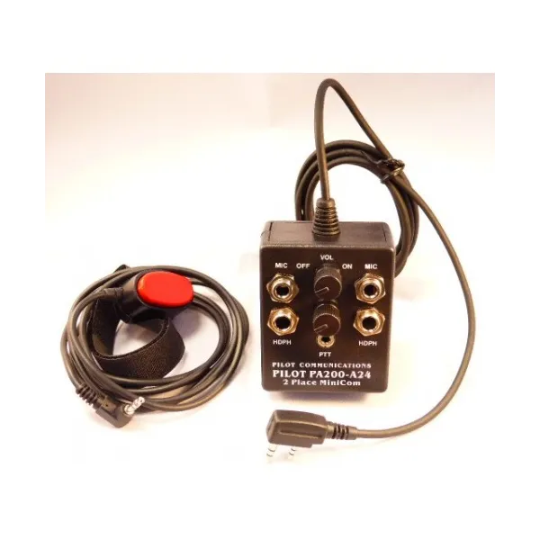 Pilot Communications Intercoms portatifs aviation compatible IC-A24 et IC-A6
