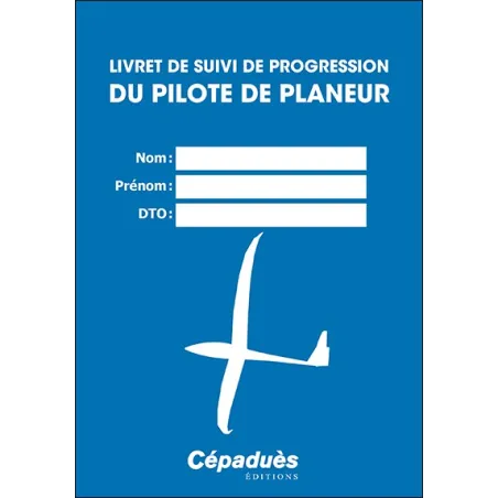 Progress Tracking Booklet for Glider Pilot for airplane pilots | BAYO