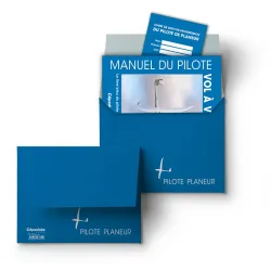 Pochette bleue du Pilote Planeur
