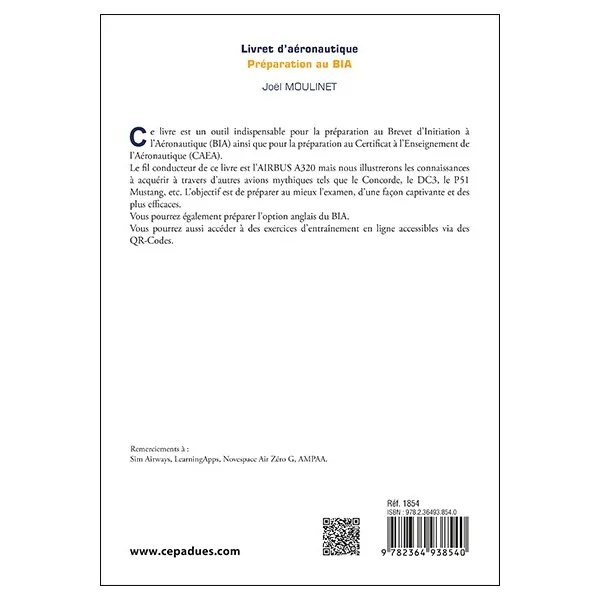 Livret d'aéronautique - Préparation au BIA