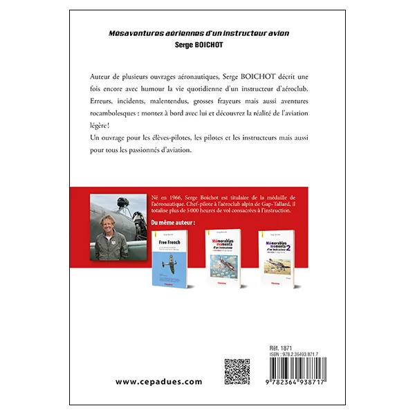 Mésaventures aériennes d'un instructeur avion, Boichot Serge préface
