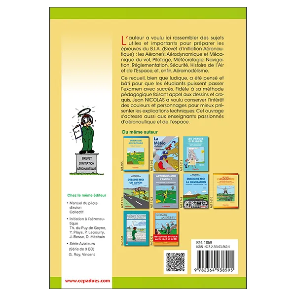 Mon premier brevet aéronautique - préparer le BIA 5e édition - derriere