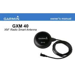 Manuel d`utilisation pour GXM 40 (en anglais) Garmin - 1