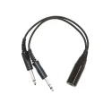 Female NATO US Helicopter Headset to Male Aviation Adapter for airplane pilots | BAYO