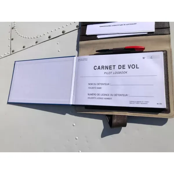 Carnet de vol européen - Pilote d`Avion/Hélico - TT-PPL / PP-CPL / ULM