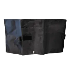 Three-Panel Document 3 Holder Black for airplane pilots | BAYO