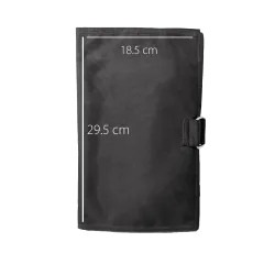 Three-Panel Document 3 Holder Black for airplane pilots | BAYO