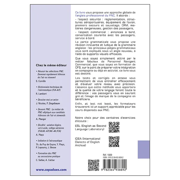 The PNC English 6th edition for airplane pilots | BAYO