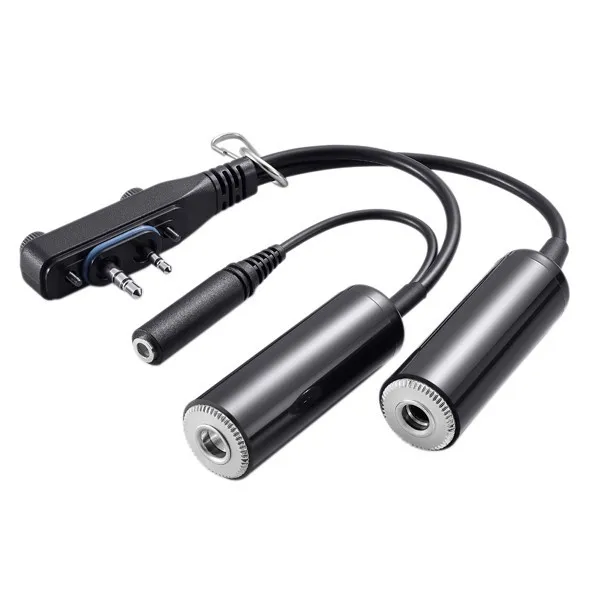 Headset adapter for ICOM IC-A16E for airplane pilots | BAYO