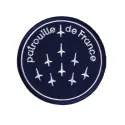 Embroidered Patrouille de France Bicolour patch for airplane pilots | BAYO